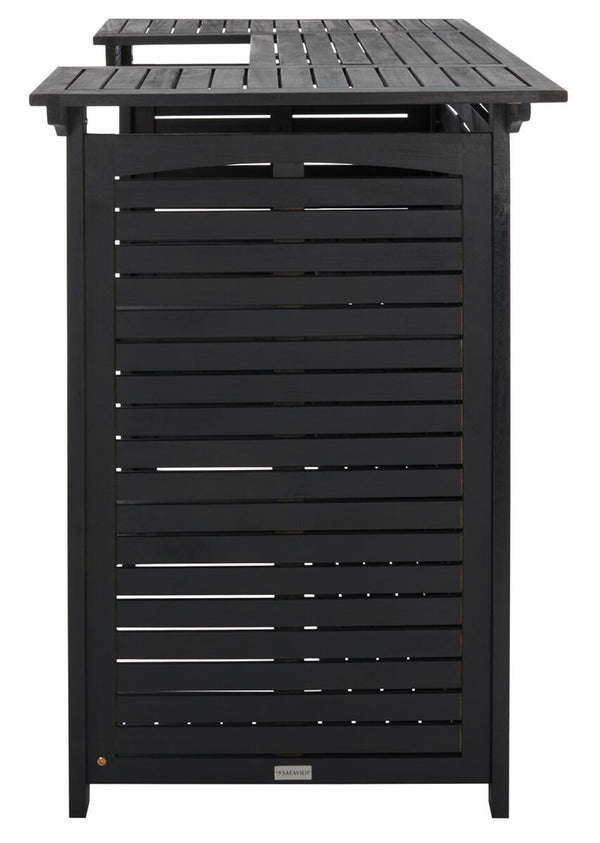 Safavieh Monterey Bar Table Black Wood PAT7011D
