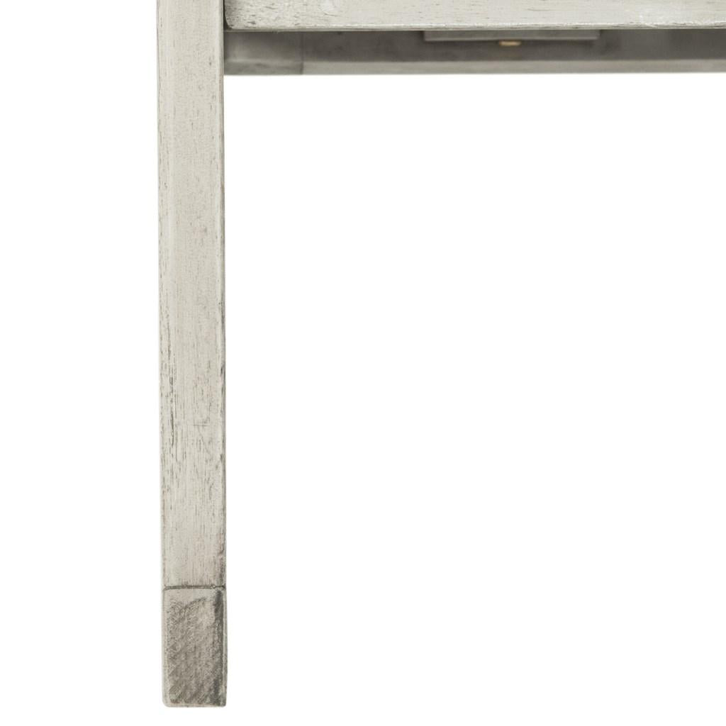 Safavieh Vernon Rocking Chair Grey Beige Silver Eucalyptus Wood Polyester Foam Galvanized Steel PAT7013E 889048070028