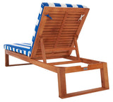 Solano Outdoor Sunlounger - Modern Eucalyptus Design with Plush Cushion for Ultimate Relaxation