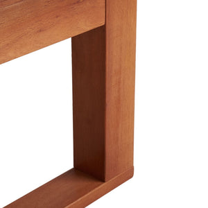 Solano Outdoor Sunlounger - Modern Eucalyptus Design with Plush Cushion for Ultimate Relaxation