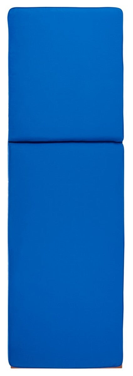 Solano Outdoor Sunlounger - Modern Eucalyptus Design with Plush Cushion for Ultimate Relaxation