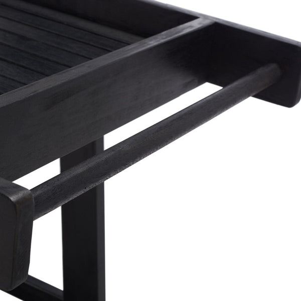 Renzo Indoor/Outdoor Bar Cart - Stylish Eucalyptus Wood Design for Effortless Entertaining Bliss