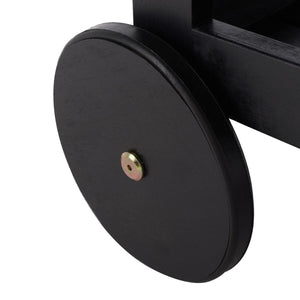 Renzo Indoor/Outdoor Bar Cart - Stylish Eucalyptus Wood Design for Effortless Entertaining Bliss