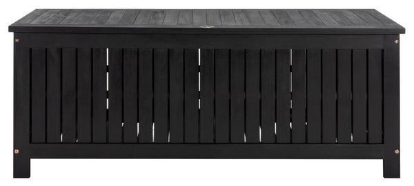 Abri 47.63 Inch L Cushion Box - Elegant Eucalyptus Wood Storage for Outdoor Charm and Durability