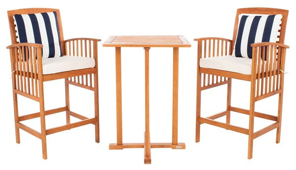 Pate 3 Pc Bar 39.8-Inch H Table Bistro Set