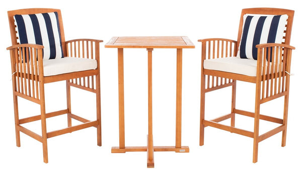 Pate 3 Pc Bar 39.8-Inch H Table Bistro Set