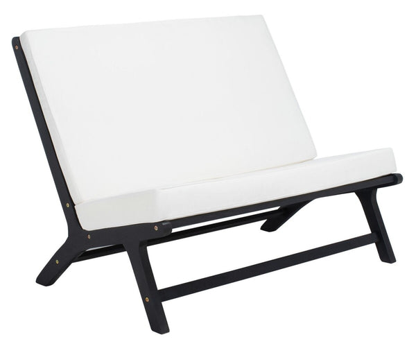 Chaston Luxe 4 Piece Outdoor Living Set, Elegant Eucalyptus Design with Plush Upholstery & Pillows