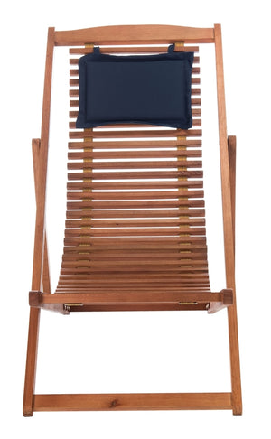 Rendi Relax Chair Set of 2 - Luxurious Eucalyptus Wood Outdoor Seating for Ultimate Comfort