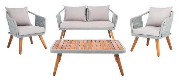 Safavieh Raldin Rope 4 Piece Living Set PAT7049E