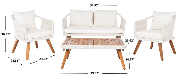 Raldin Rope 4 Pc Living Set