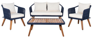 Safavieh Raldin Rope 4 Piece Living Set PAT7049E