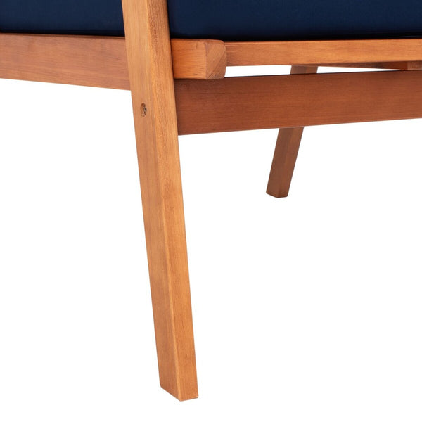 Deacon Contemporary 4-Piece Living Set for Stylish Outdoor Spaces with Comfy Pillows and Table