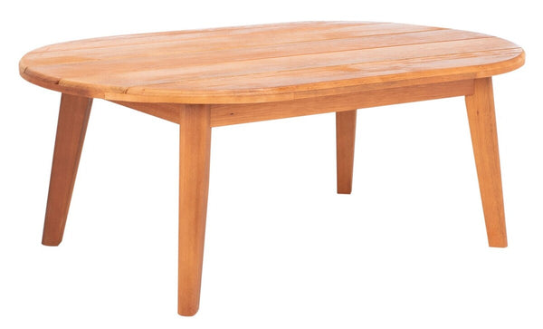 Deacon Contemporary 4-Piece Living Set for Stylish Outdoor Spaces with Comfy Pillows and Table