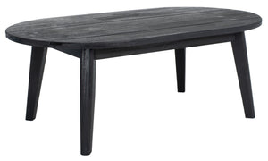 Deacon Contemporary 4-Piece Living Set for Stylish Outdoor Spaces with Comfy Pillows and Table