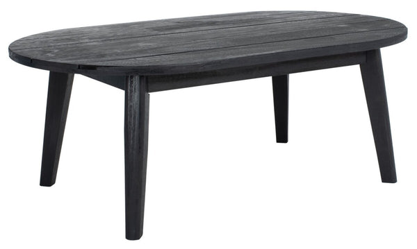 Deacon Contemporary 4-Piece Living Set for Stylish Outdoor Spaces with Comfy Pillows and Table