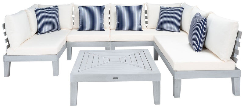 Safavieh outdoor living granton deals 5 pc living set