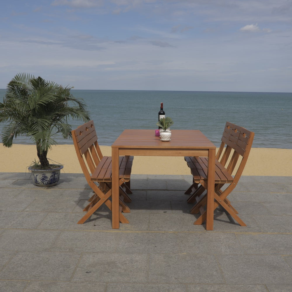 Safavieh Dores Dining Table in Natural PAT7061A 889048792128