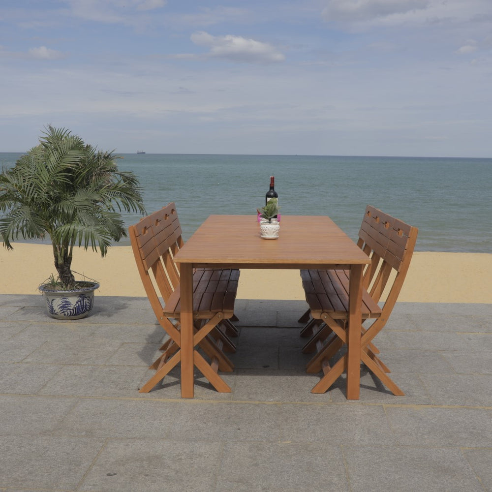 Safavieh Marson Dining Table in Natural PAT7062A 889048792135