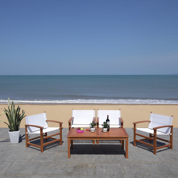 Safavieh Mardin Dining Set in Natural and Beige PAT7066A 889048792067