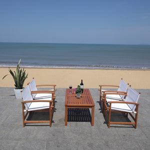 Safavieh Mardin Dining Set in Natural and Beige PAT7066A 889048792067