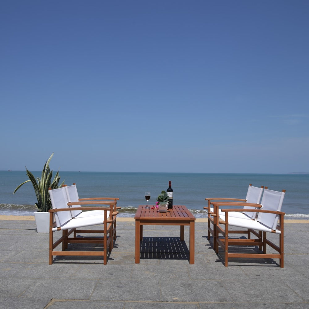 Safavieh Mardin Dining Set in Natural and Beige PAT7066A 889048792067