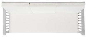 Safavieh Finnick Outdoor Bench Grey Wood/Beige Cushion Wood / Polyester PAT7303B