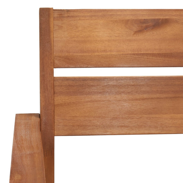 Hestia 7Pc Outdoor Dining Set - Timeless Acacia Wood, Gold Accents, Perfect for Al Fresco Gatherings!