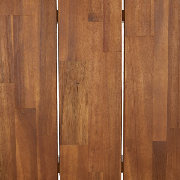 Hestia 7Pc Outdoor Dining Set - Timeless Acacia Wood, Gold Accents, Perfect for Al Fresco Gatherings!