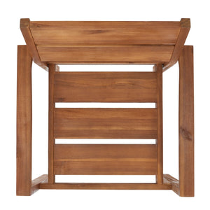 Hestia 7Pc Outdoor Dining Set - Timeless Acacia Wood, Gold Accents, Perfect for Al Fresco Gatherings!