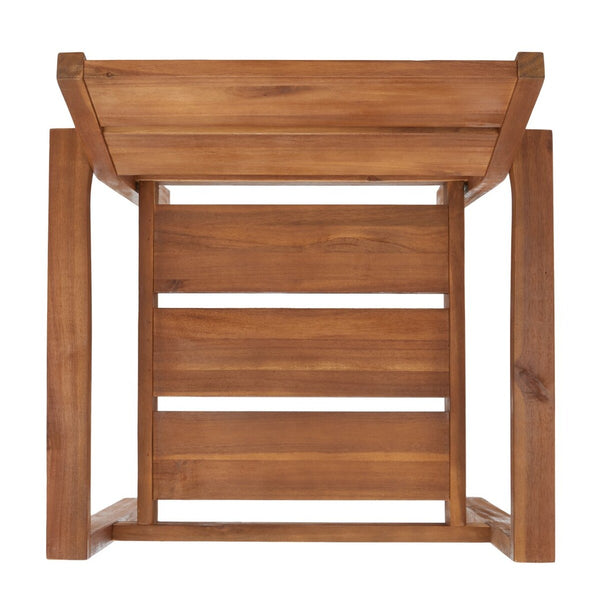 Hestia 7Pc Outdoor Dining Set - Timeless Acacia Wood, Gold Accents, Perfect for Al Fresco Gatherings!