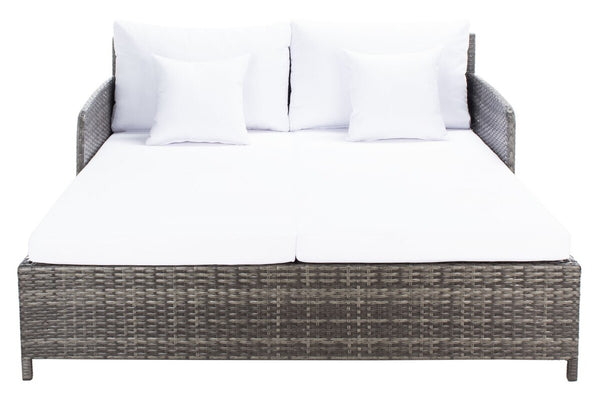 Cadeo Daybed - Luxurious Outdoor Lounge with Chic Frame and Plush Pillows for Poolside Relaxation