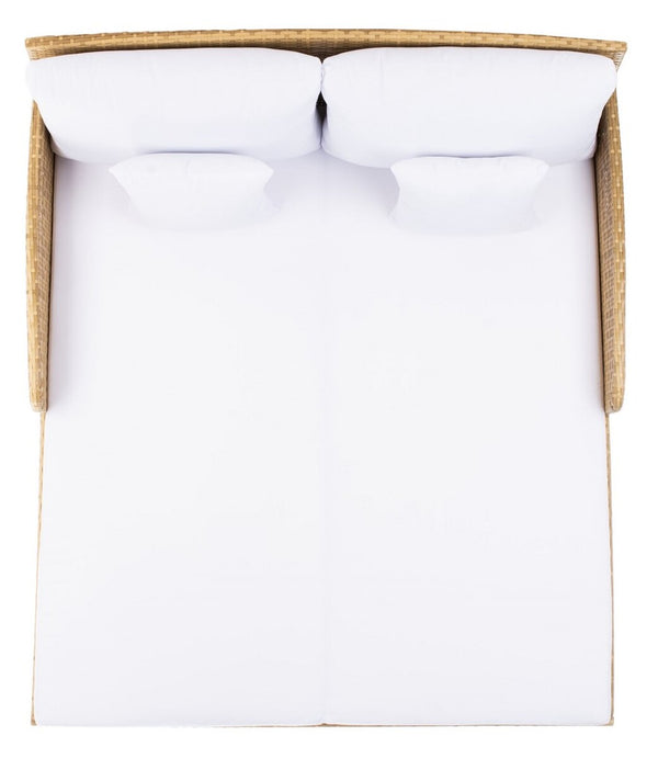 Cadeo Daybed - Luxurious Outdoor Lounge with Chic Frame and Plush Pillows for Poolside Relaxation