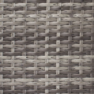 Machie 4 Piece Outdoor Living Set - Elegant Wicker Frame with Plush Cushions & Glass Coffee Table