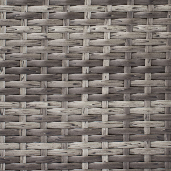 Machie 4 Piece Outdoor Living Set - Elegant Wicker Frame with Plush Cushions & Glass Coffee Table