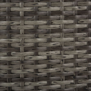 Mazeli Decorative Trash Bin - Chic Outdoor Waste Container with Removable Top and Steel Frame Design