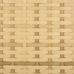 Mazeli Decorative Trash Bin - Chic Outdoor Waste Container with Removable Top and Steel Frame Design