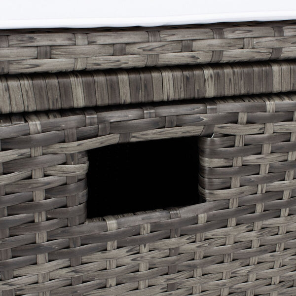 Pramla Outdoor Set with Chic Ottoman - Stylish Storage Solution for Relaxing Sunbathing Sessions