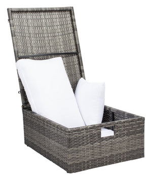 Pramla Outdoor Set with Chic Ottoman - Stylish Storage Solution for Relaxing Sunbathing Sessions