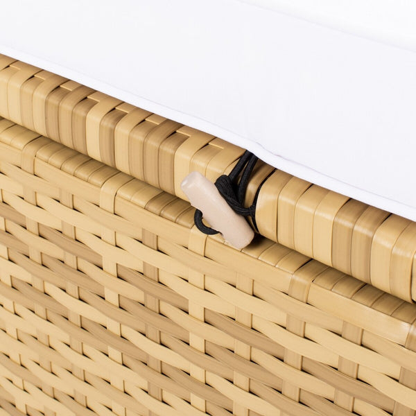 Pramla Outdoor Set with Chic Ottoman - Stylish Storage Solution for Relaxing Sunbathing Sessions