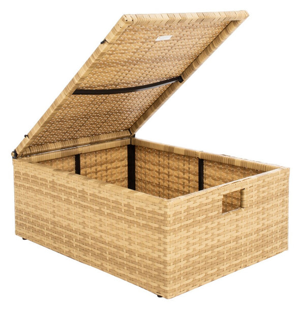 Pramla Outdoor Set with Chic Ottoman - Stylish Storage Solution for Relaxing Sunbathing Sessions