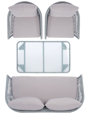 Belmi 4Pc Rope Living Set