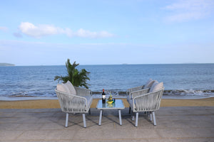 Safavieh Jorda 4 Piece Rope Living Set PAT7518C