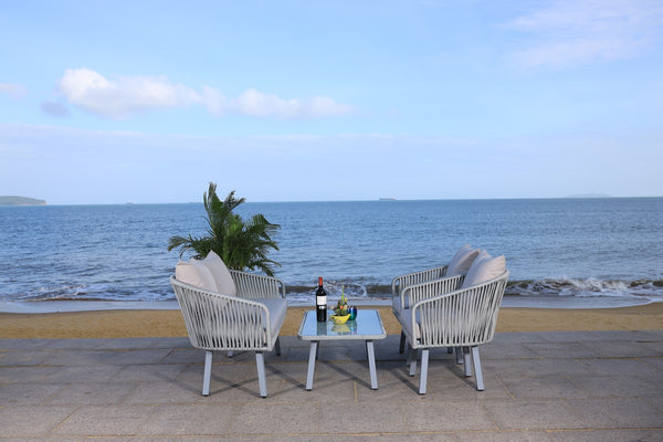 Safavieh Jorda 4 Piece Rope Living Set PAT7518C