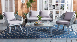 Safavieh Jorda 4 Piece Rope Living Set PAT7518C