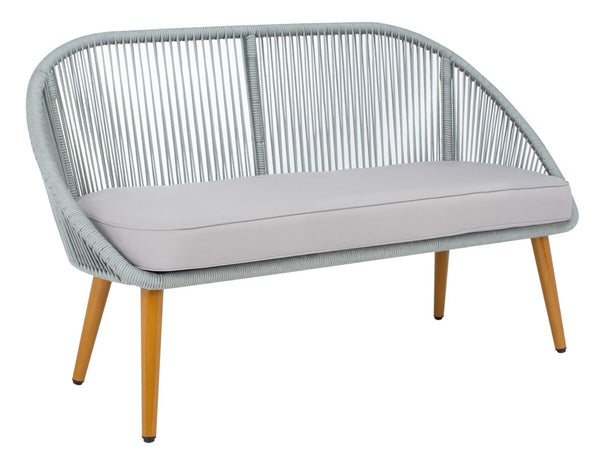 Halcott 4-Piece Mid-Century Modern Living Set with Stylish Barrel Chairs and Glass Coffee Table