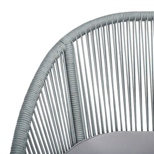 Halcott 4-Piece Mid-Century Modern Living Set with Stylish Barrel Chairs and Glass Coffee Table