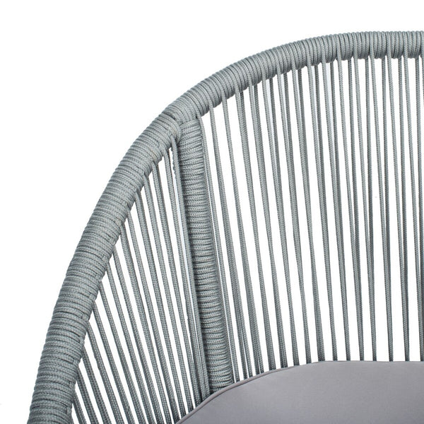 Halcott 4-Piece Mid-Century Modern Living Set with Stylish Barrel Chairs and Glass Coffee Table