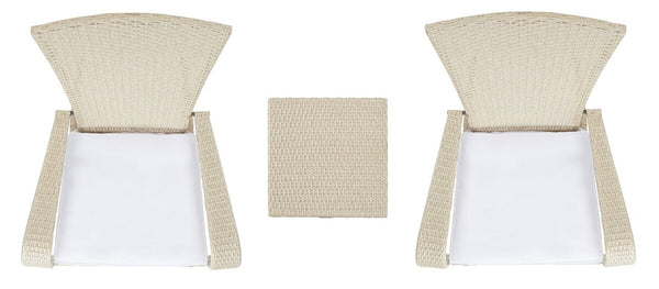 Edna 3 Piece Lounge Set - Tropical Modern Design with Plush Cushions for Outdoor Living Spaces