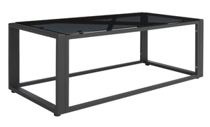 Safavieh Holyoke 4 Pc Living Set Grey/Light Grey Cushion Steel: 80%, Cushion: 20%,  PAT7726B