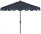 Uv Resistant Zimmerman 9 Ft Crank Market Push Button Tilt Umbrella With Flap
